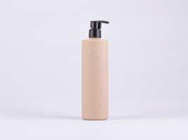 Bioflasche "CERES", 400ml, mit Dispenser schwarz-matt